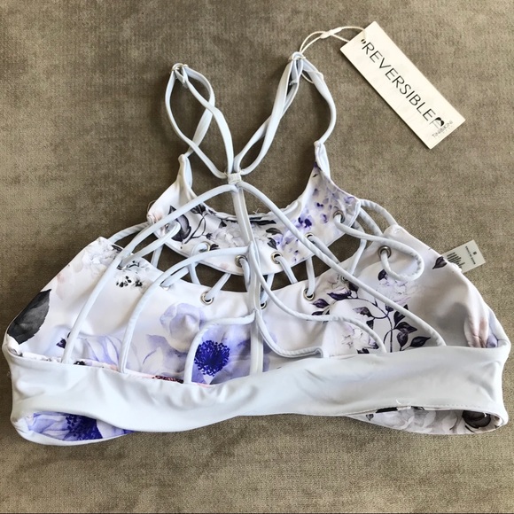 Floral/Pastel Reversible TiniBikini Swimsuit - Picture 7 of 16